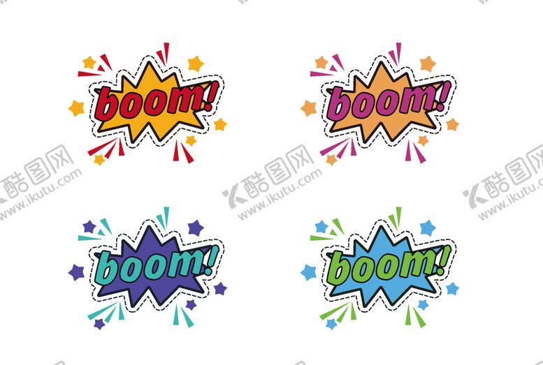 编号：31723705042032059254【酷图网】源文件下载-超市爆炸标贴BOOM