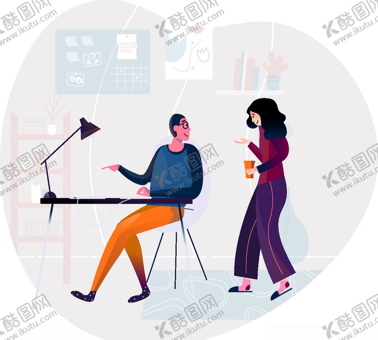 编号：24902806142353054531【酷图网】源文件下载-时尚手绘插画