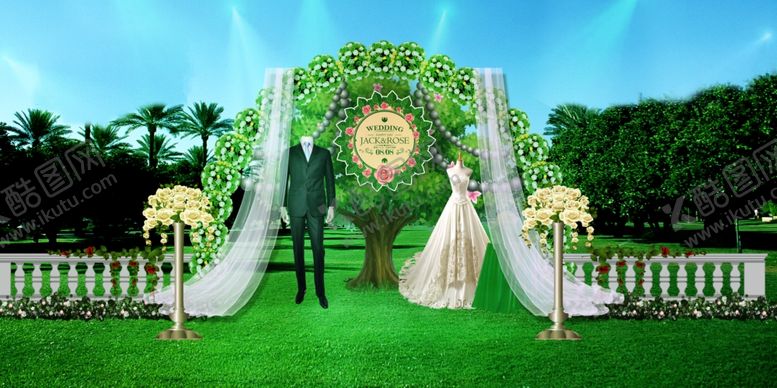 编号：34008009130011537687【酷图网】源文件下载-户外森系婚礼
