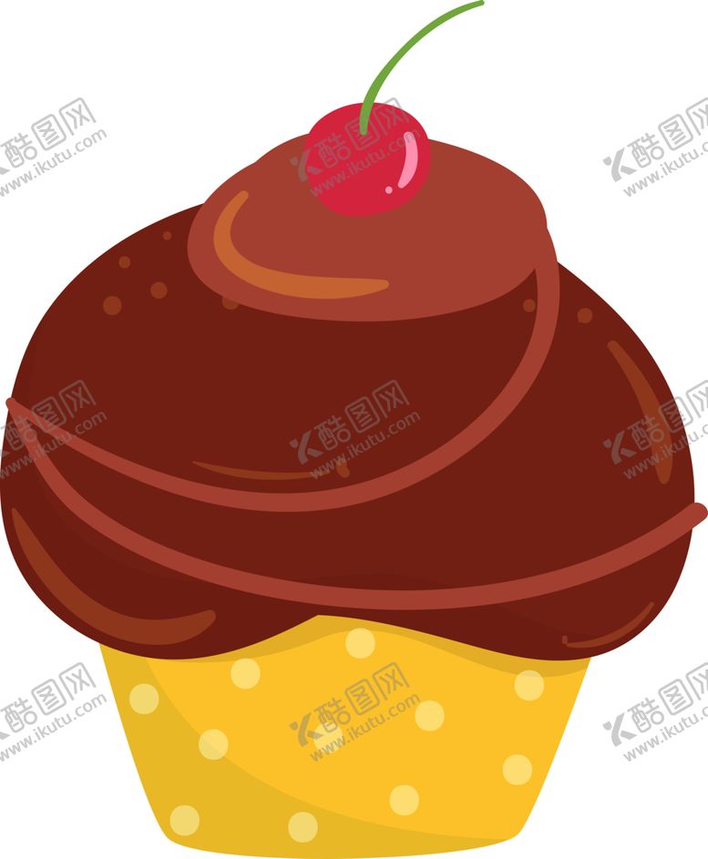 编号：89631102090054223915【酷图网】源文件下载-杯子蛋糕