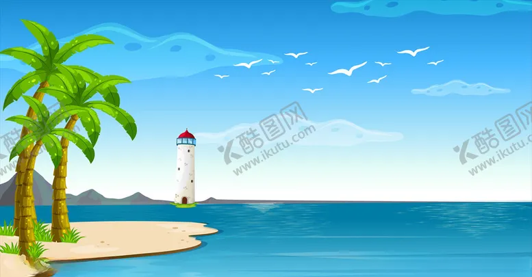 编号：69771506261730285204【酷图网】源文件下载-夏日海滩