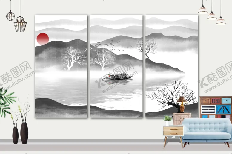 编号：80253305080739399972【酷图网】源文件下载-山水画
