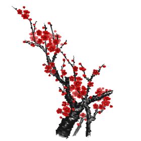 梅花树枝元素