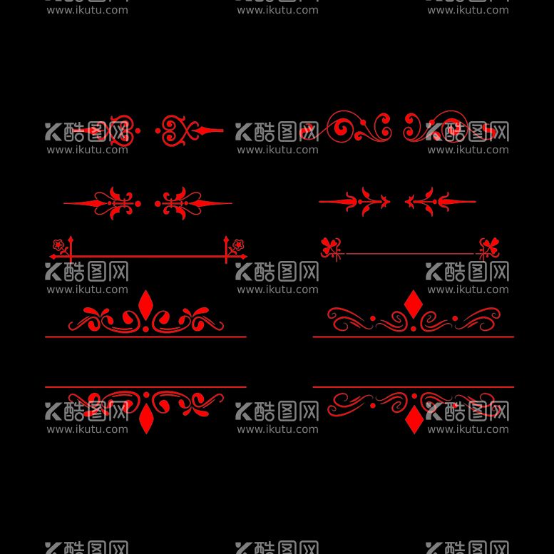 编号：44109711291455344307【酷图网】源文件下载-欧式花纹 古典 纹路