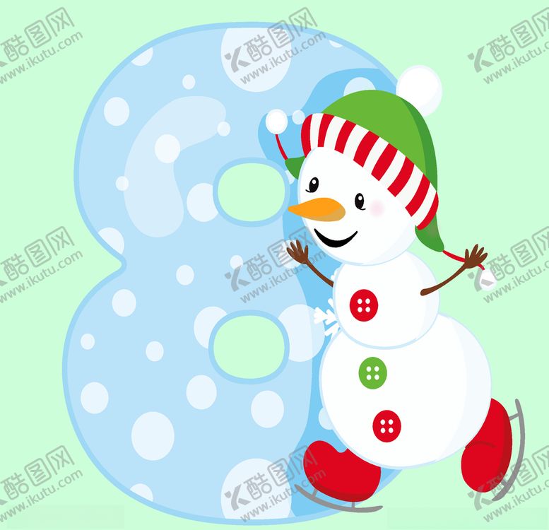 编号：47572509300229397175【酷图网】源文件下载-数字可爱卡通手绘矢量素材