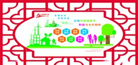 幸福乡村和谐邻里文化墙