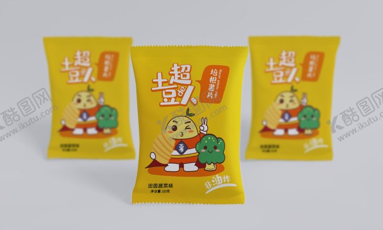 编号：83428007061500231074【酷图网】源文件下载-零食袋包装样机
