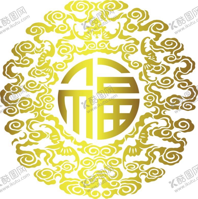 编号：27568707041601505844【酷图网】源文件下载-福字剪纸