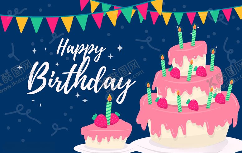 编号：66924209101328535221【酷图网】源文件下载-生日蛋糕