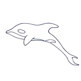 手绘海洋生物