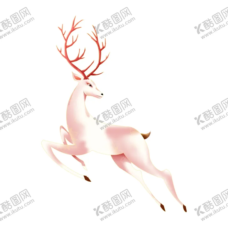 编号：72306901301727405153【酷图网】源文件下载-敦煌仙鹿九色鹿  