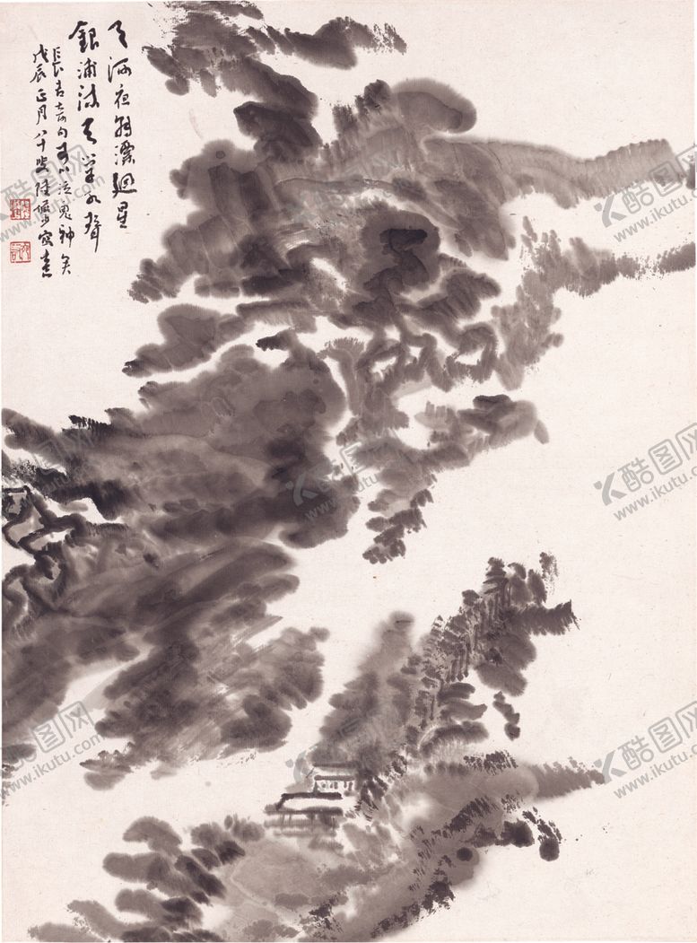 编号：52903505131351411440【酷图网】源文件下载-水墨传统国画山水