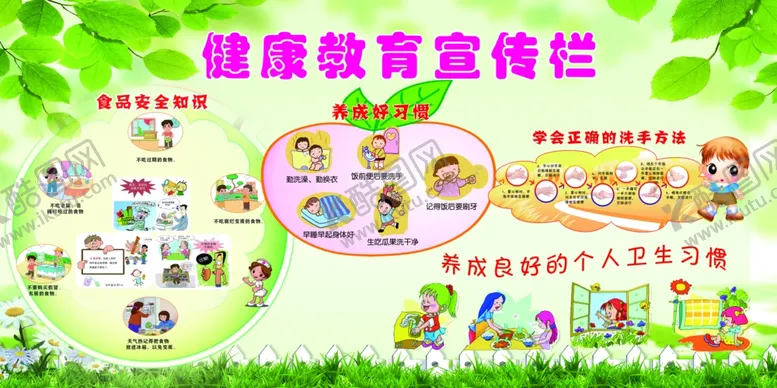 编号：63477207052205556908【酷图网】源文件下载-校园健康教育宣传栏