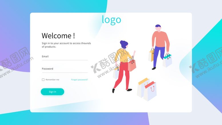 编号：61172003280100508231【酷图网】源文件下载-网站登录页