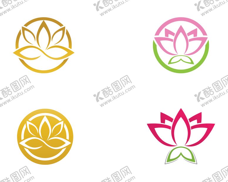 编号：95506410261032257536【酷图网】源文件下载-莲花logo