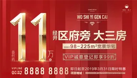 地产住宅广告灯箱海报户外展板中