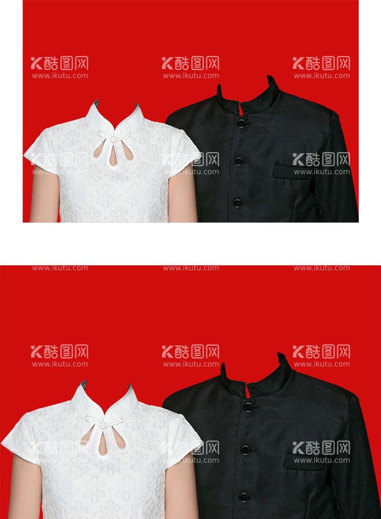 编号：94250109300251558932【酷图网】源文件下载-结婚登记证照带服装双规格模板