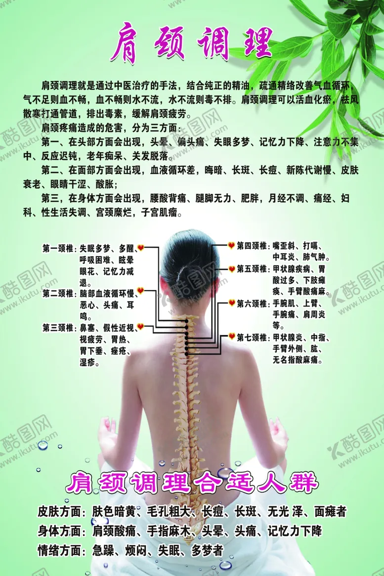 编号：53393604180723534873【酷图网】源文件下载-肩颈调理展板海报