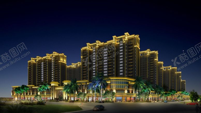 编号：30708011010938348750【酷图网】源文件下载-小区亮化灯光设计亮化