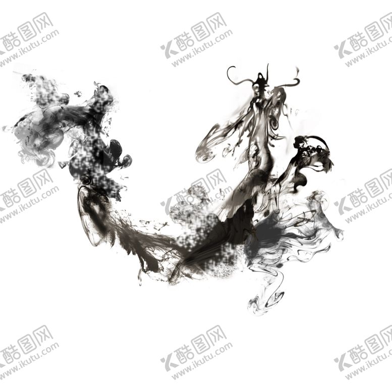 编号：46249207091219025654【酷图网】源文件下载-水墨素材毛笔画素材墨迹素材
