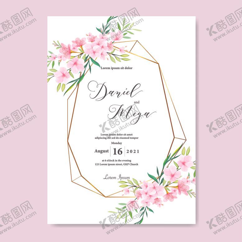 编号：55169110120908327375【酷图网】源文件下载-邀请卡