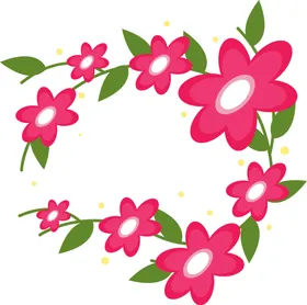 花朵边框免抠图