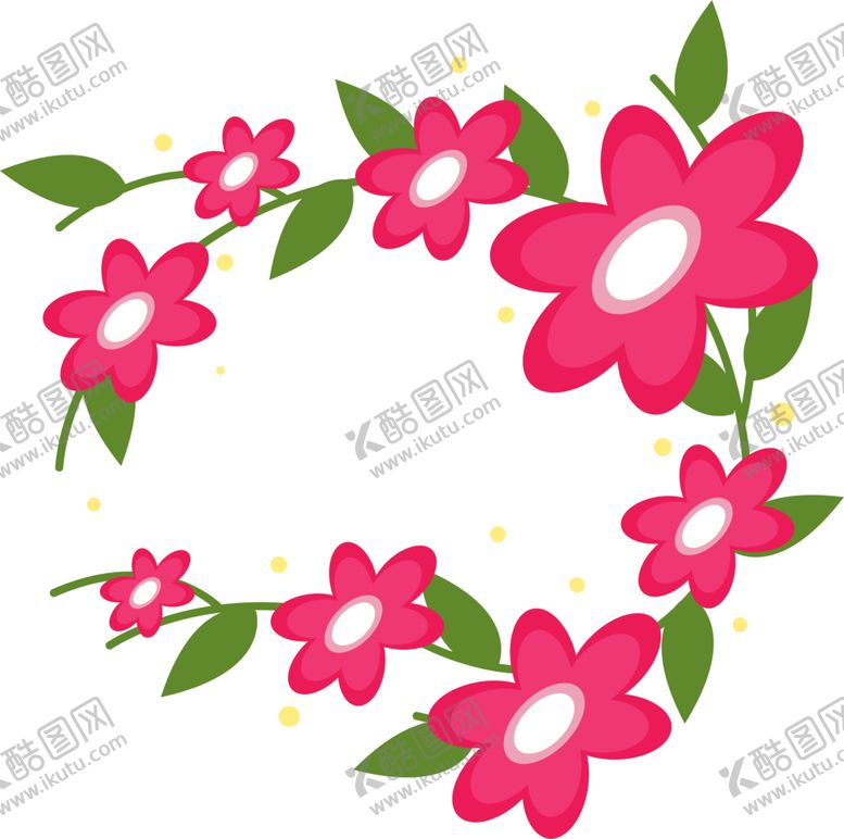 编号：28159101260957037825【酷图网】源文件下载-花朵边框免抠图