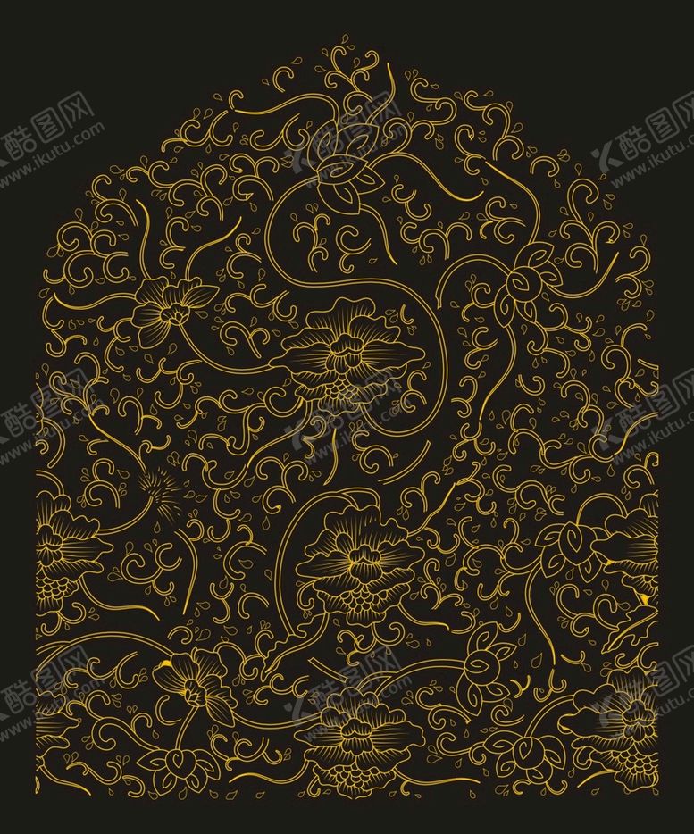编号：93882301310908072639【酷图网】源文件下载-古典传统花纹 