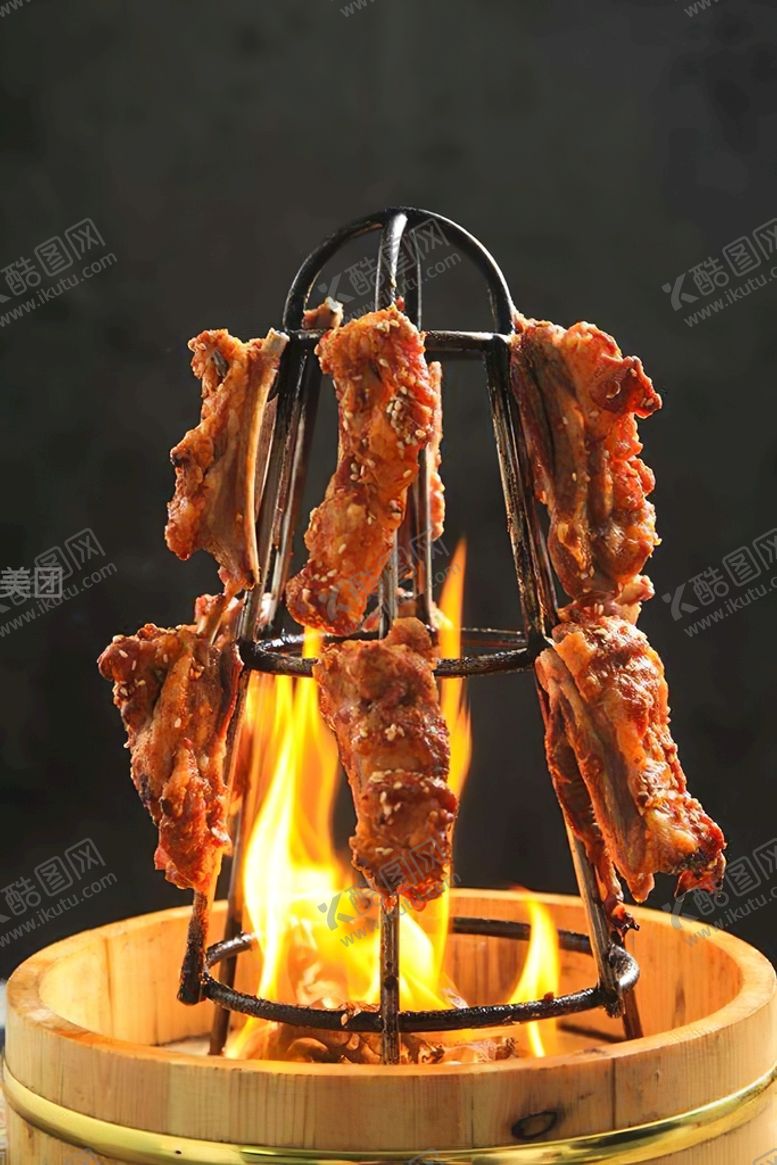 编号：32605709160338469287【酷图网】源文件下载-架子肉餐饮烧烤