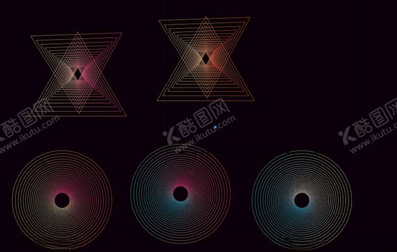 编号：51823507141559323067【酷图网】源文件下载-科技感线条线条图形手绘线画