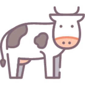 简笔动物矢量插画