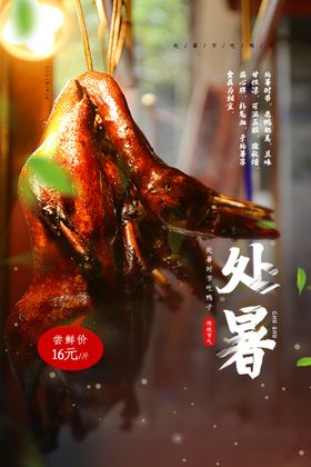 处暑传统节日活动宣传海报