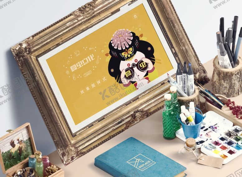 编号：63832907090844499078【酷图网】源文件下载-折页展示样机