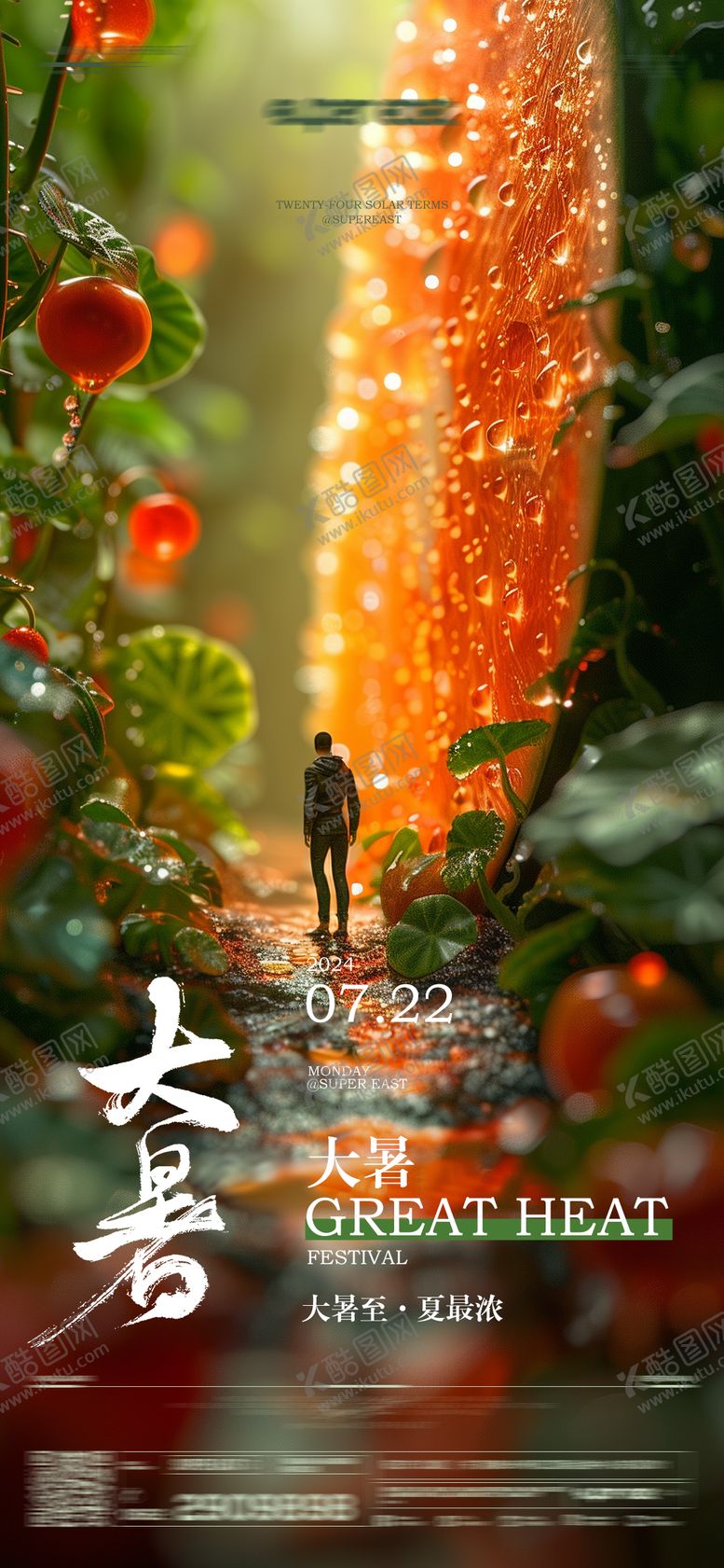 编号：25214207221333335274【酷图网】源文件下载-酒吧大暑节气海报