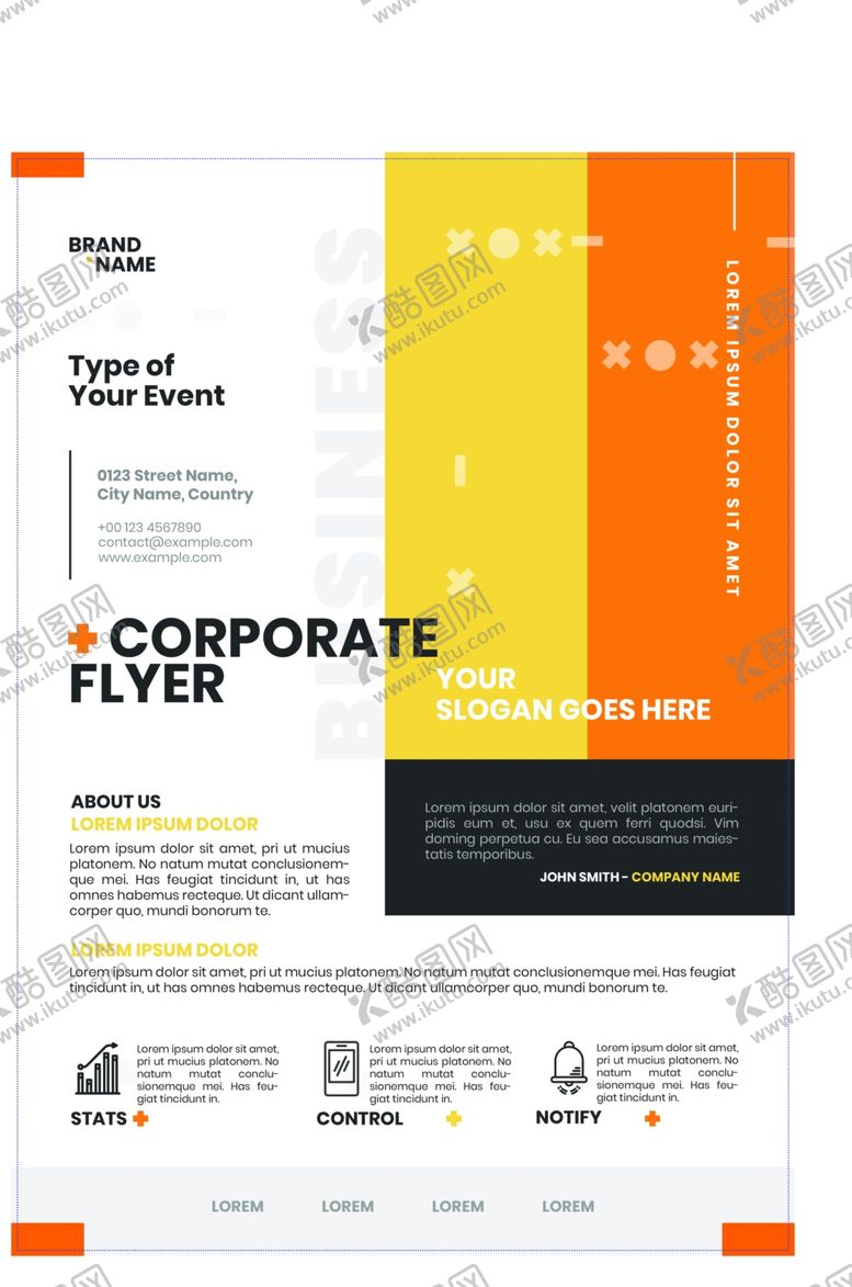 编号：51195310072351448363【酷图网】源文件下载-企业宣传单