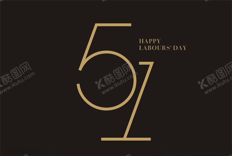 编号：66476310211818308116【酷图网】源文件下载-五一节卡片矢量素材