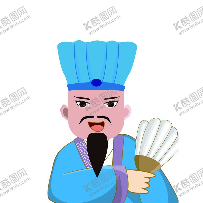 编号：65247309261524419185【酷图网】源文件下载-手绘卡通诸葛 推荐
