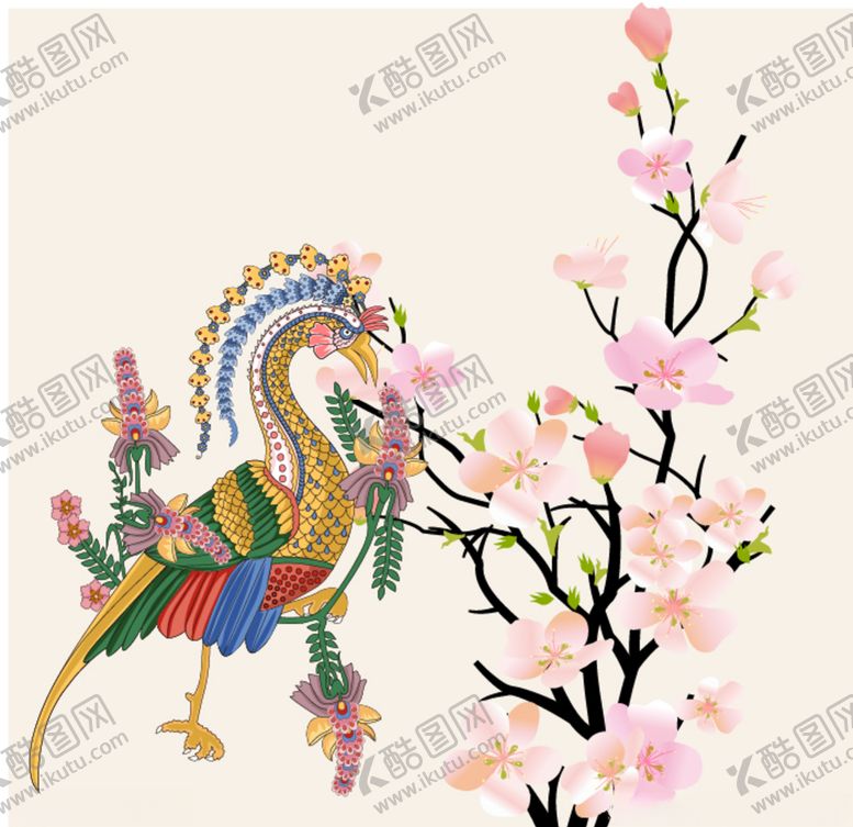 编号：64661807122121372361【酷图网】源文件下载-孔雀樱花