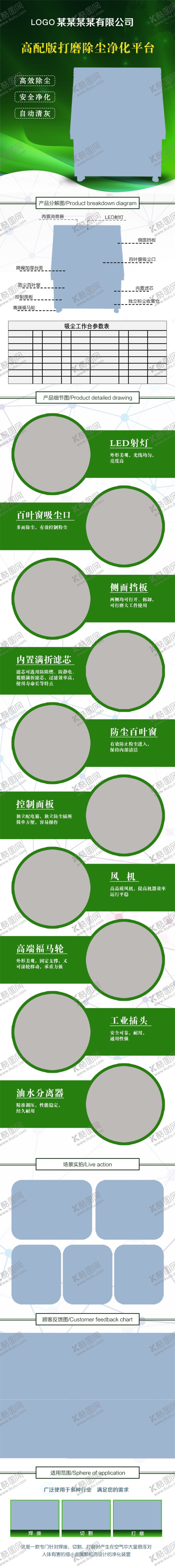 编号：91586610211645344788【酷图网】源文件下载-绿色详情页