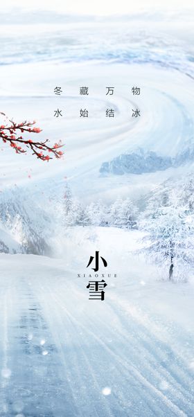小雪海报价值促销热销