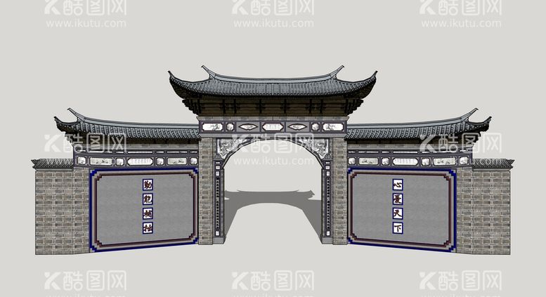 编号：86410512221937062276【酷图网】源文件下载-影壁墙照壁