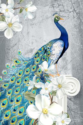 装饰画抽象流水生财玄关餐厅