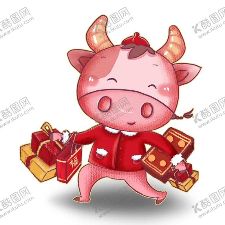 编号：16488006260418075658【酷图网】源文件下载-卡通牛形象