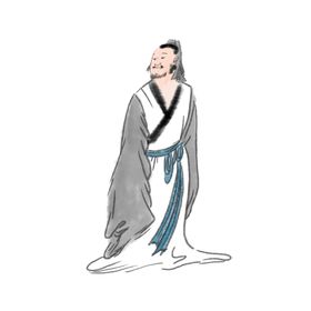 端午节粽子节手绘卡通屈原人物元