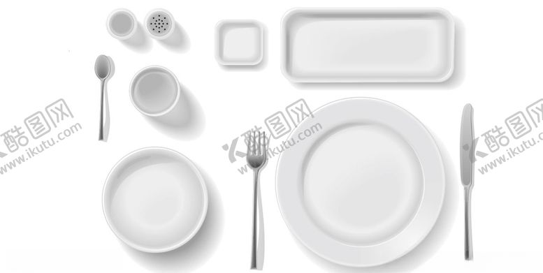 编号：61688309200522228540【酷图网】源文件下载-刀子叉子餐具西餐餐具