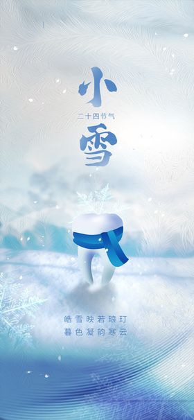 编号：02438609230641243746【酷图网】源文件下载-小雪节气海报