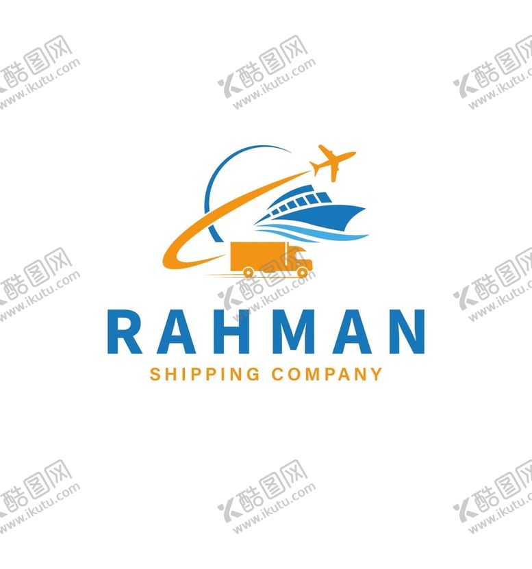 编号：14857009181423176879【酷图网】源文件下载-海陆空 物流标志 logo