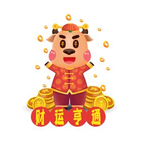 卡通牛形象