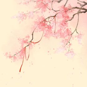 古风花卉素材