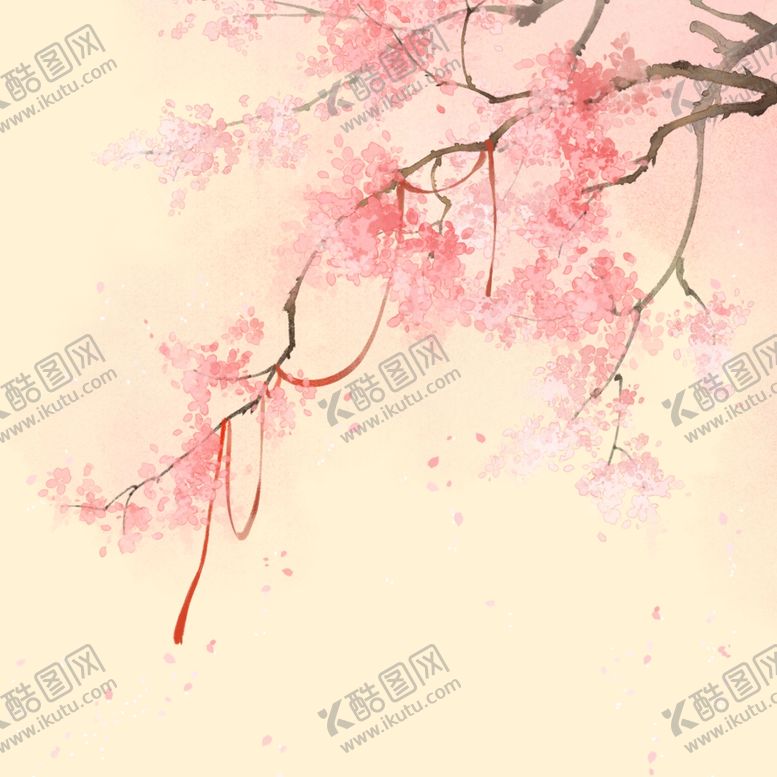 编号：11503907121550081748【酷图网】源文件下载-手绘古风花卉